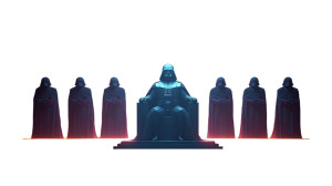 Darth Vader Throne V2 Vinyl Car Decal Sticker – Waterproof & UV-Resistant 8"