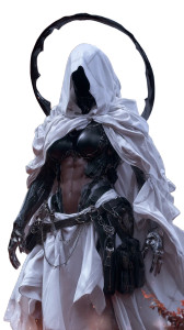 Gothic Tech Warrior V2 Vinyl Car Decal Sticker – Waterproof & UV-Resistant 8"