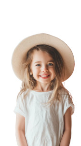 Smiling Girl With Balloons Vinyl Car Decal Sticker – Waterproof & UV-Resistant 8"