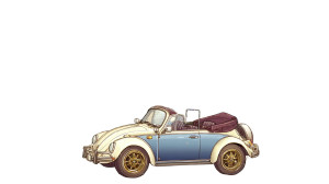 Cityscape Car Vinyl Car Decal Sticker – Waterproof & UV-Resistant 8"