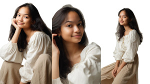 Indonesian Woman Portrait V7 Vinyl Car Decal Sticker – Waterproof & UV-Resistant 8"