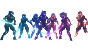 Neon Android Battle Vinyl Car Decal Sticker – Waterproof & UV-Resistant 8"