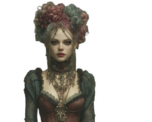 Belle Epoque Artist Vinyl Car Decal Sticker – Waterproof & UV-Resistant 8"