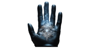 Mystical Hand Symbol Vinyl Car Decal Sticker – Waterproof & UV-Resistant 8"