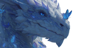 Bioluminescent Dragon V3 Vinyl Car Decal Sticker – Waterproof & UV-Resistant 8"