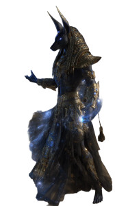 Anubis Spellcasting Vinyl Car Decal Sticker – Waterproof & UV-Resistant 8"