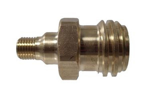 MB Sturgis Brass Propane Adapter | Male Type 1 ACME x 1/4 Inch NPT | Design for Quality & Performance