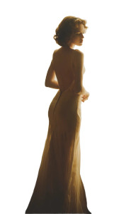 Elegant Gown Woman Vinyl Car Decal Sticker – Waterproof & UV-Resistant 8"