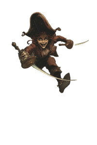 Pirate Queen Leap Vinyl Car Decal Sticker – Waterproof & UV-Resistant 8"