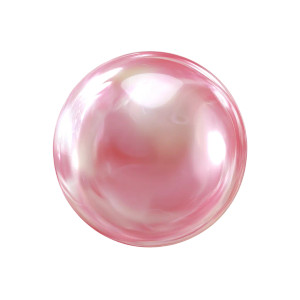 Pink Glowing Sphere Vinyl Car Decal Sticker – Waterproof & UV-Resistant 8"