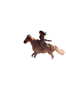 Mysterious Desert Rider Vinyl Car Decal Sticker – Waterproof & UV-Resistant 8"