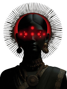 Digital Goddess V4 Vinyl Car Decal Sticker – Waterproof & UV-Resistant 8" Digital Goddess V4 Vinyl Car Decal Sticker – Waterproof & UV-Resistant 8"