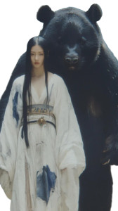 Hanfu And Panda Vinyl Car Decal Sticker – Waterproof & UV-Resistant 8"