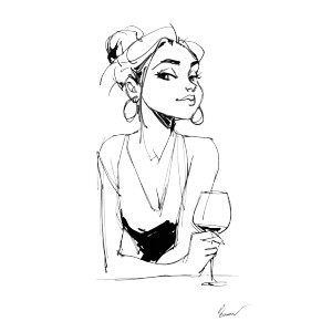 Minimalist Wine Sketch Vinyl Car Decal Sticker – Waterproof & UV-Resistant 8" Minimalist Wine Sketch Vinyl Car Decal Sticker – Waterproof & UV-Resistant 8"