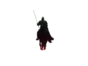 Knight In Void Vinyl Car Decal Sticker – Waterproof & UV-Resistant 8"