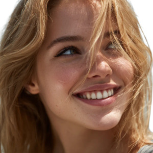 Smiling Blonde Woman V12 Vinyl Car Decal Sticker – Waterproof & UV-Resistant 8" Smiling Blonde Woman V12 Vinyl Car Decal Sticker – Waterproof & UV-Resistant 8"