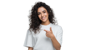 Latina Woman Portrait V8 Vinyl Car Decal Sticker – Waterproof & UV-Resistant 8"