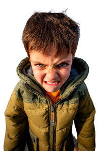 Rebel Boy Portrait Vinyl Car Decal Sticker – Waterproof & UV-Resistant 8"