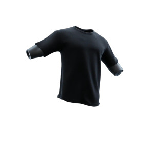 Floating Mannequin Tshirt Vinyl Car Decal Sticker – Waterproof & UV-Resistant 8"