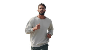 Jogging Man Vinyl Car Decal Sticker – Waterproof & UV-Resistant 8"