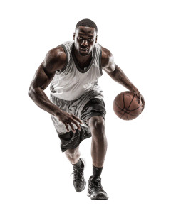 Basketball Athlete Portrait Vinyl Car Decal Sticker – Waterproof & UV-Resistant 8"