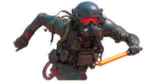 Cyberpunk Soldier V16 Vinyl Car Decal Sticker – Waterproof & UV-Resistant 8"