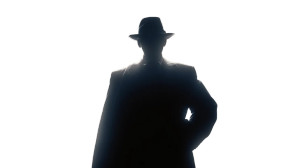 Shadowy Fedora Figure Vinyl Car Decal Sticker – Waterproof & UV-Resistant 8"