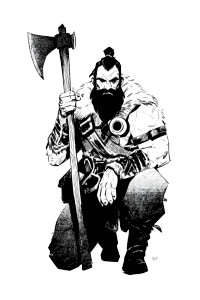 Old School Barbarian Vinyl Car Decal Sticker – Waterproof & UV-Resistant 8"