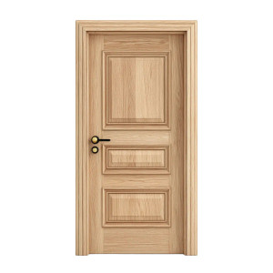 Classic Wooden Door Vinyl Car Decal Sticker – Waterproof & UV-Resistant 8"