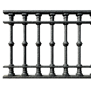 Andalusian Wrought Iron Vinyl Car Decal Sticker – Waterproof & UV-Resistant 8"