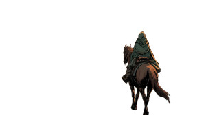 Mysterious Forest Rider Vinyl Car Decal Sticker – Waterproof & UV-Resistant 8"