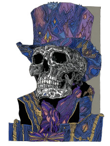 Baron Samedi Vinyl Car Decal Sticker – Waterproof & UV-Resistant 8"
