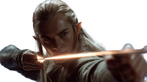 Legolas With Lightsaber Vinyl Car Decal Sticker – Waterproof & UV-Resistant 8"