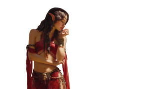 Goth Elf Nymph Vinyl Car Decal Sticker – Waterproof & UV-Resistant 8"