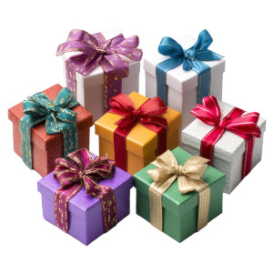 Colorful Gift Boxes V2 Vinyl Car Decal Sticker – Waterproof & UV-Resistant 8"