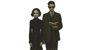Gothic Hotel Scene Vinyl Car Decal Sticker – Waterproof & UV-Resistant 8"