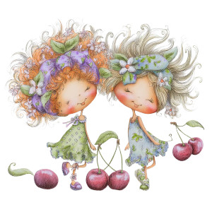 Quirky Hippie Girls V2 Vinyl Car Decal Sticker – Waterproof & UV-Resistant 8" Quirky Hippie Girls V2 Vinyl Car Decal Sticker – Waterproof & UV-Resistant 8"