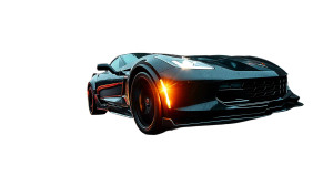 Speeding Sports Car Vinyl Car Decal Sticker – Waterproof & UV-Resistant 8"