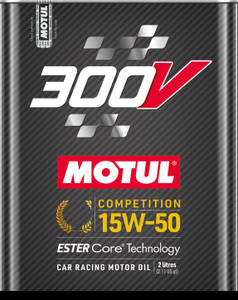 Motul 300V COMPETITION SAE 15W-50 Synthetic Oil | Maximum Power Output | Engine Protection | 2 Liter