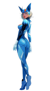 Futuristic Fox Mascot Vinyl Car Decal Sticker – Waterproof & UV-Resistant 8"