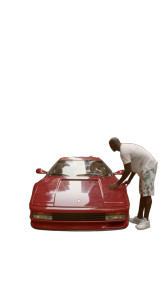 Michael Jordan'S Ferrari Vinyl Car Decal Sticker – Waterproof & UV-Resistant 8"