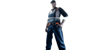 Heroic Plumber Portrait Vinyl Car Decal Sticker – Waterproof & UV-Resistant 8"
