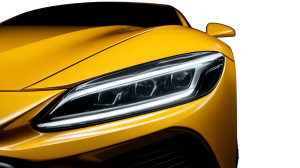 Illuminated Sports Car Vinyl Car Decal Sticker – Waterproof & UV-Resistant 8"