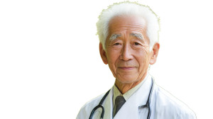 Elderly Japanese Doctor Vinyl Car Decal Sticker – Waterproof & UV-Resistant 8" Elderly Japanese Doctor Vinyl Car Decal Sticker – Waterproof & UV-Resistant 8"