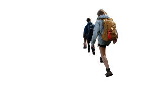 Hiking Friends Vinyl Car Decal Sticker – Waterproof & UV-Resistant 8"