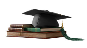 Graduation Cap V3 Vinyl Car Decal Sticker – Waterproof & UV-Resistant 8"