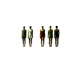 Synchronized Swimmers Vinyl Car Decal Sticker – Waterproof & UV-Resistant 8"