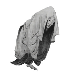 Japanese Ghost Woman Vinyl Car Decal Sticker – Waterproof & UV-Resistant 8"