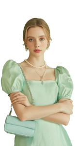 Young Woman Portrait V40 Vinyl Car Decal Sticker – Waterproof & UV-Resistant 8"