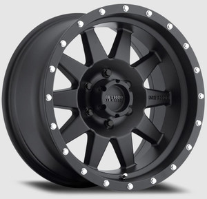 Black Matte 17x9 Wheel | -12 Offset | 4.53 Backspacing Black Matte 17x9 Wheel | -12 Offset | 4.53 Backspacing